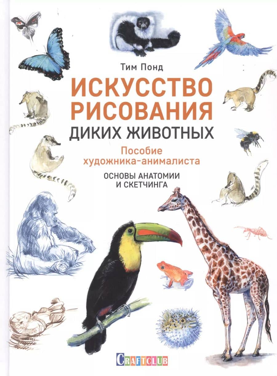 Искусство рисования диких животных. Пособие художника-анималиста. основы анатомии и скетчинга