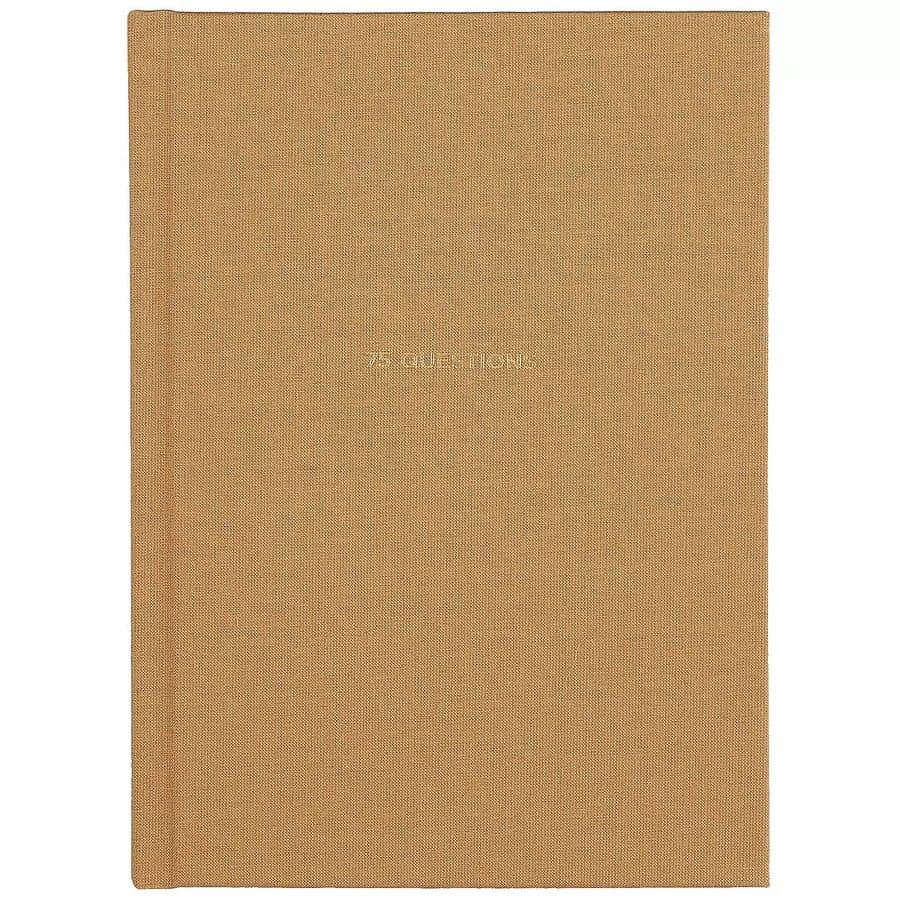 Ежедневники Веденеевой. 75 questions: Вопросы для самопознания (коричневый)