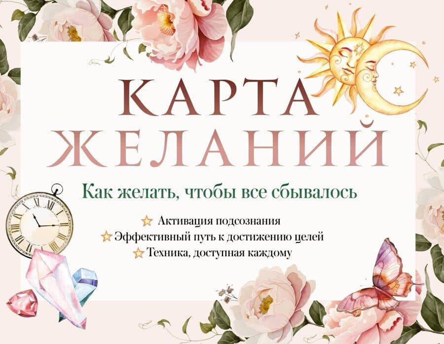 Карта желаний. Как желать, чтобы все сбывалось