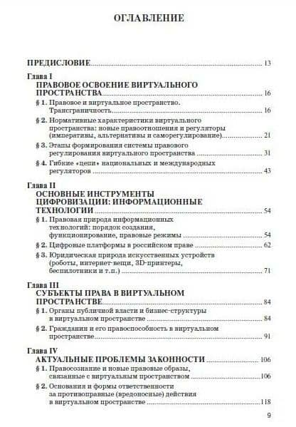 Право и виртуальное пространство. Монография (3)