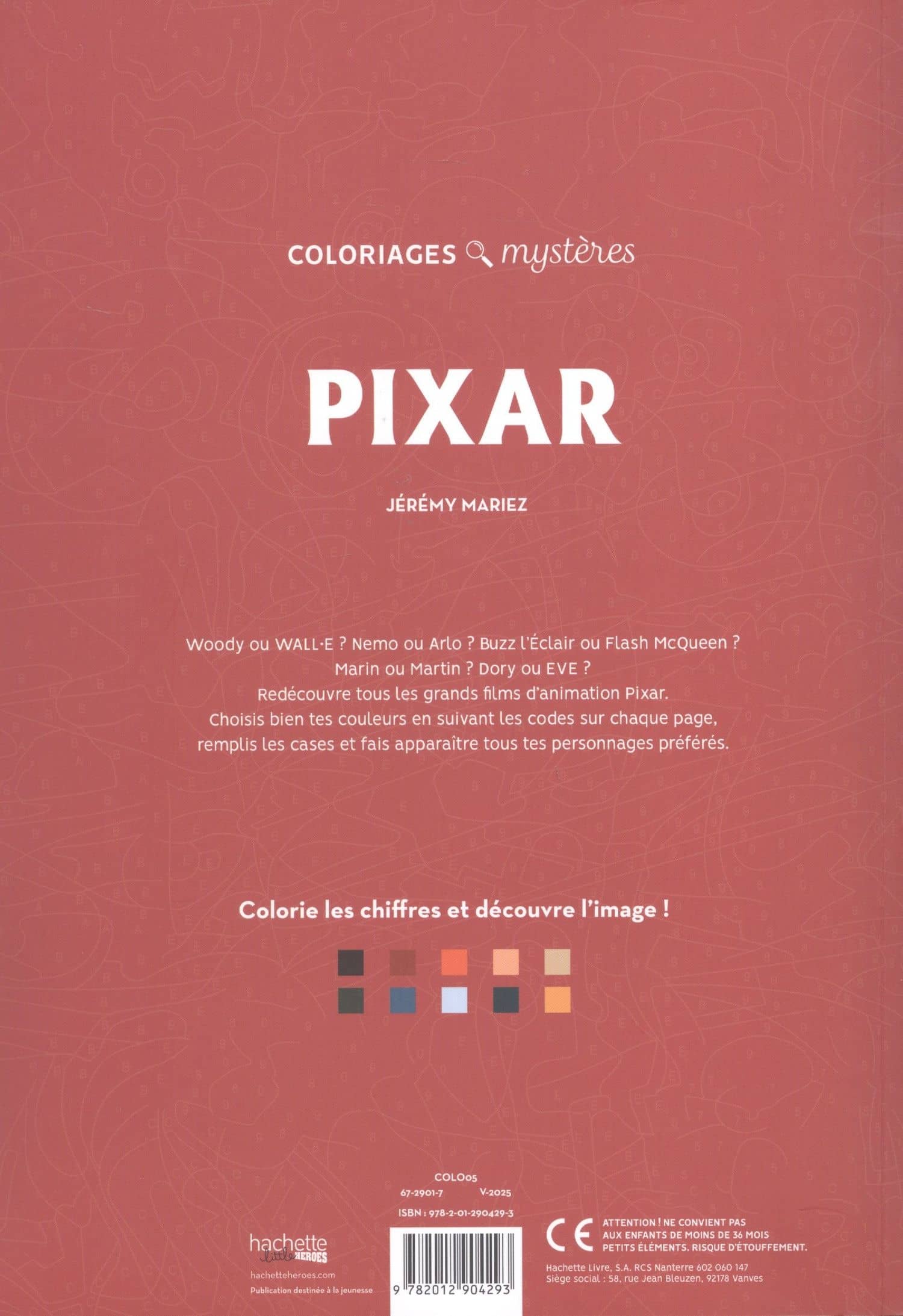 Раскраска Coloriages mysteres Pixar — Jérémy Mariez (2)