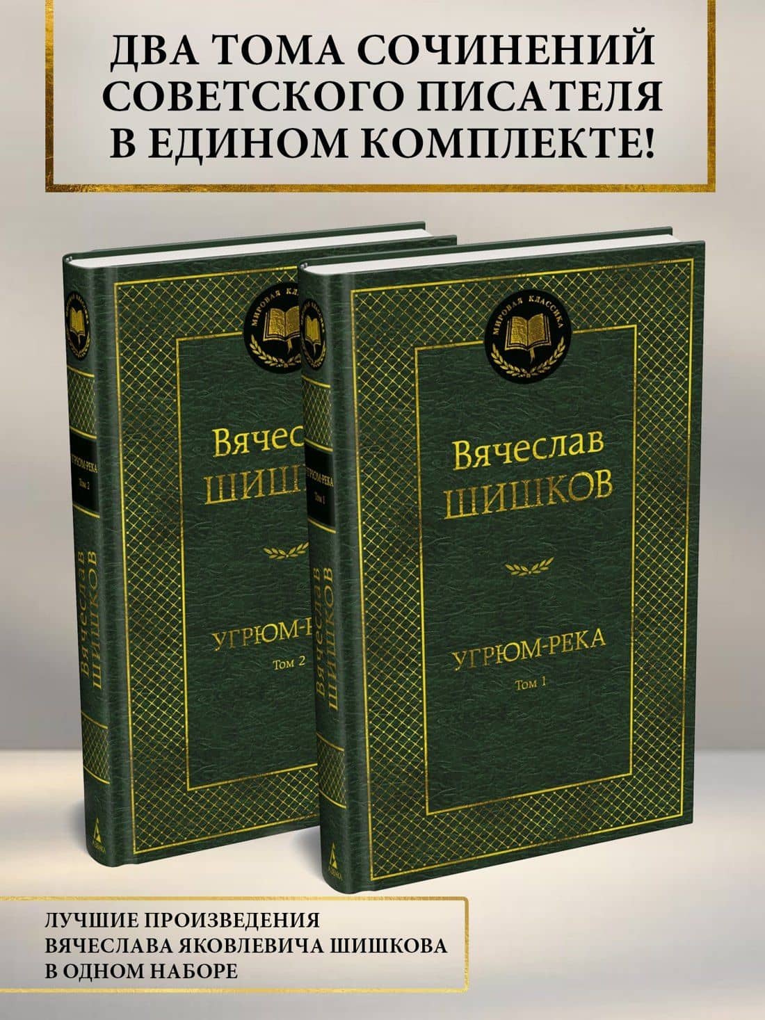 Угрюм-река в 2 т. (комплект) — Вячеслав Яковлевич Шишков (3)