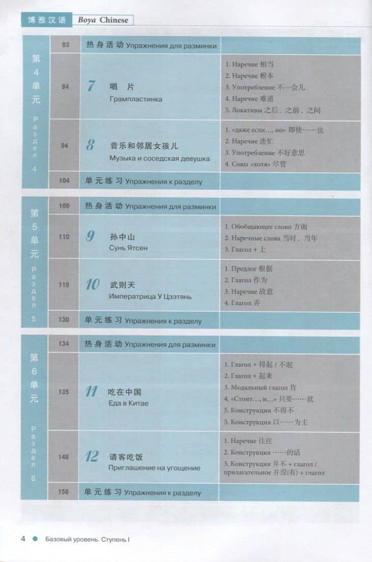 Курс китайского языка Boya Chinese. Базовый уровень. Ступень 1 — Сюйцзин Цянь (3)