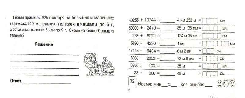 Математика. 4 класс. Первое полугодие. Блицконтроль знаний. ФГОС НОО — Марк Васильевич Беденко (2)