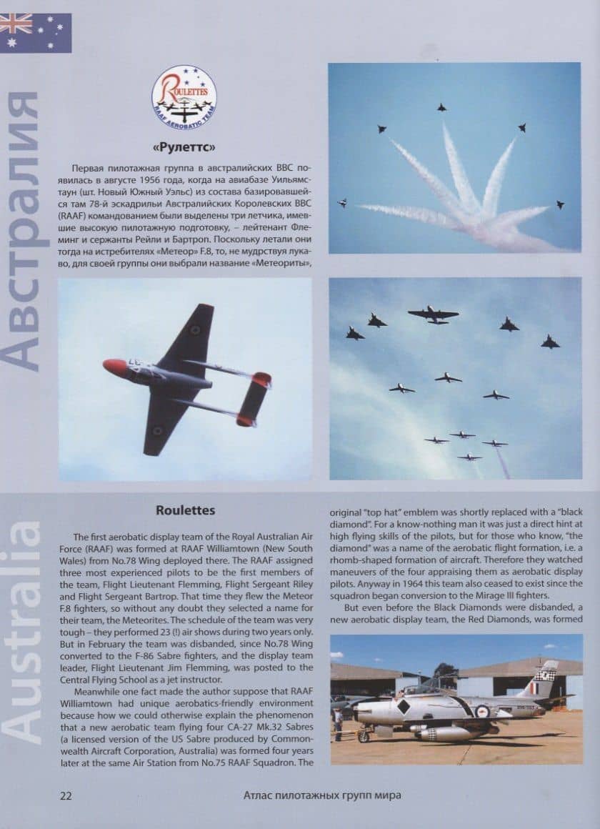 Catalogue of display teams of the world / Атлас пилотажных групп мира — Николай Олегович Валуев (3)