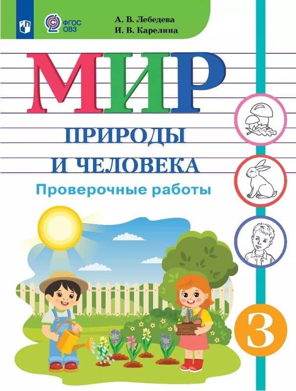 Мир природы и человека. 3 класс. Проверочные работы (для обучающихся с интеллектуальными нарушениями) — Ирина Валентиновна Карелина