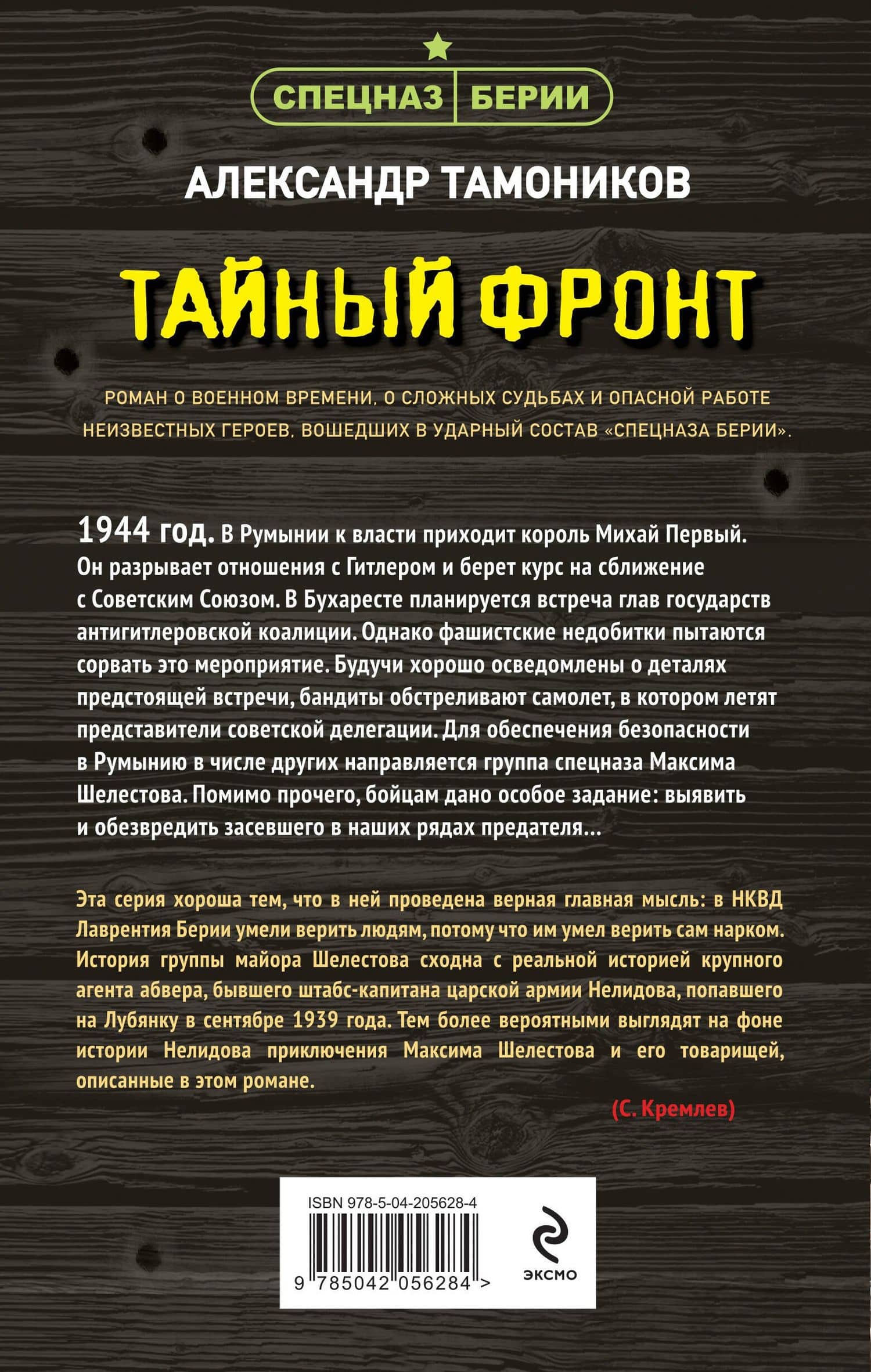 Тайный фронт — Александр Александрович Тамоников (2)