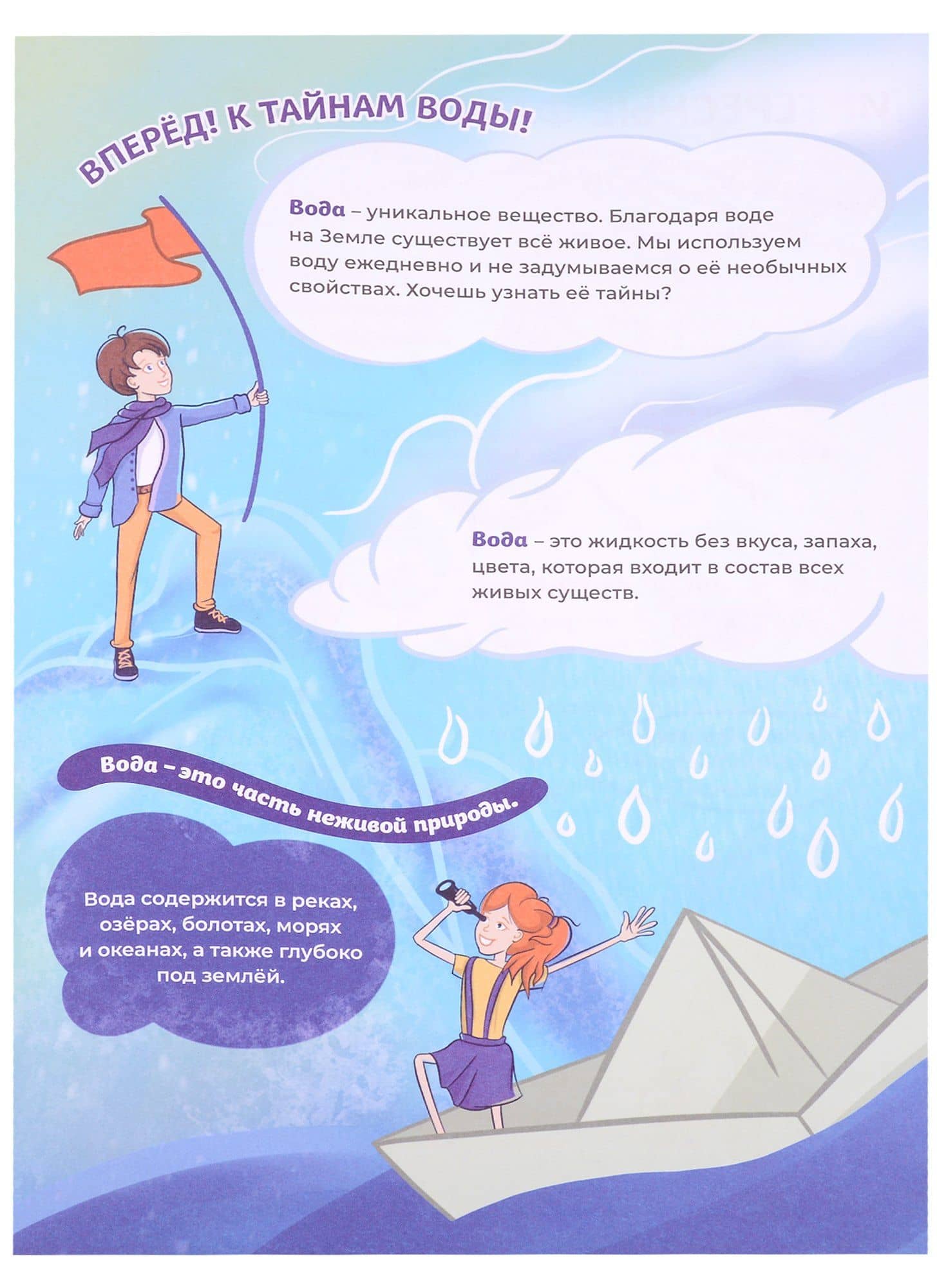 Опыты и эксперименты Детям 7-8 лет. Что умеет вода? (2)