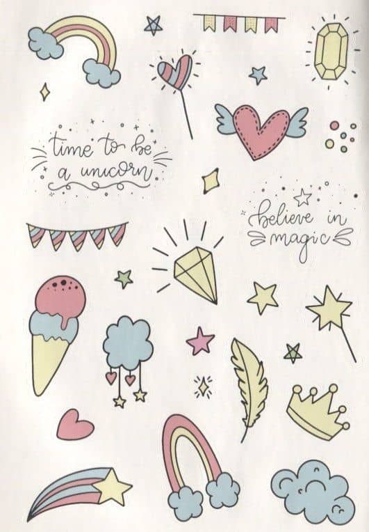 Наклейки для Bullet Journal: Более 300 ярких стикеров (2)