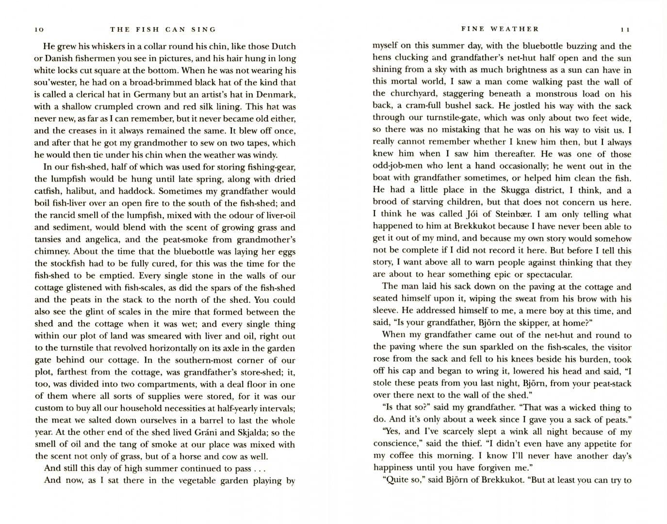 Fish Can Sing — Halldor Laxness (2)