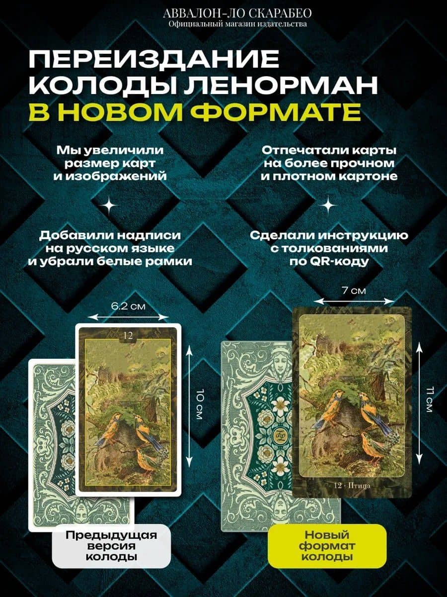 Оракул ЛЕНОРМАН (36 карт) — Мария Ленорман (3)