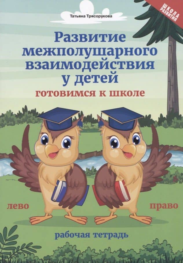 Развитие межполушарного взаимодействия у детей. Готовимся к школе. Рабочая тетрадь