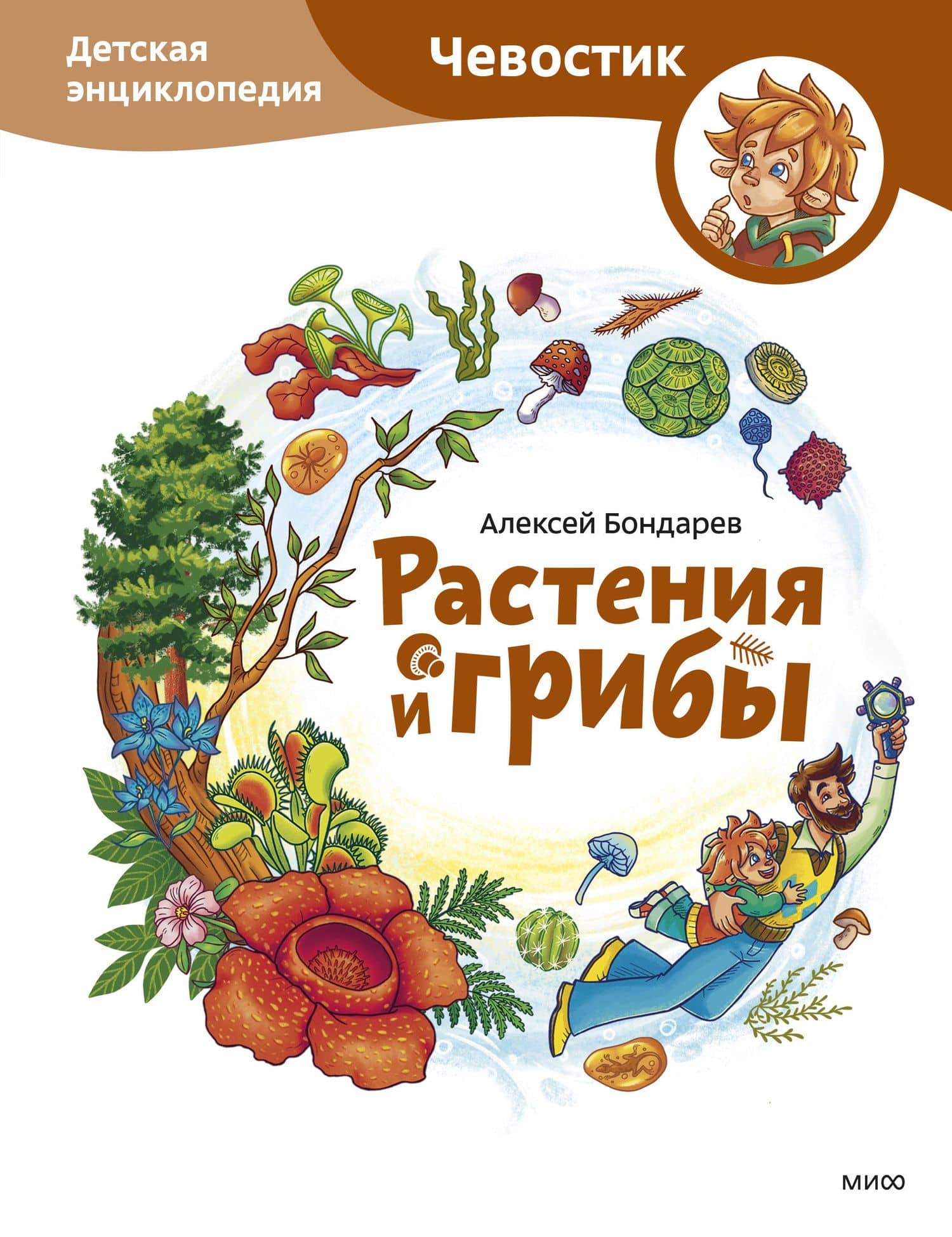 Растения и грибы. Детская энциклопедия (Чевостик) — Алексей Бондарев