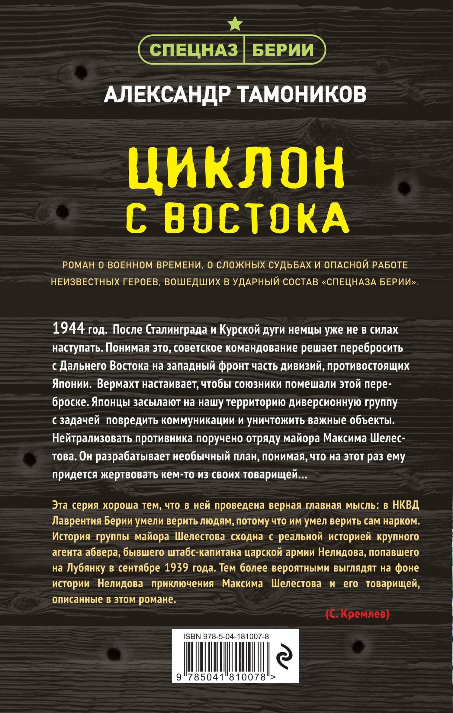 Циклон с востока — Александр Александрович Тамоников (2)