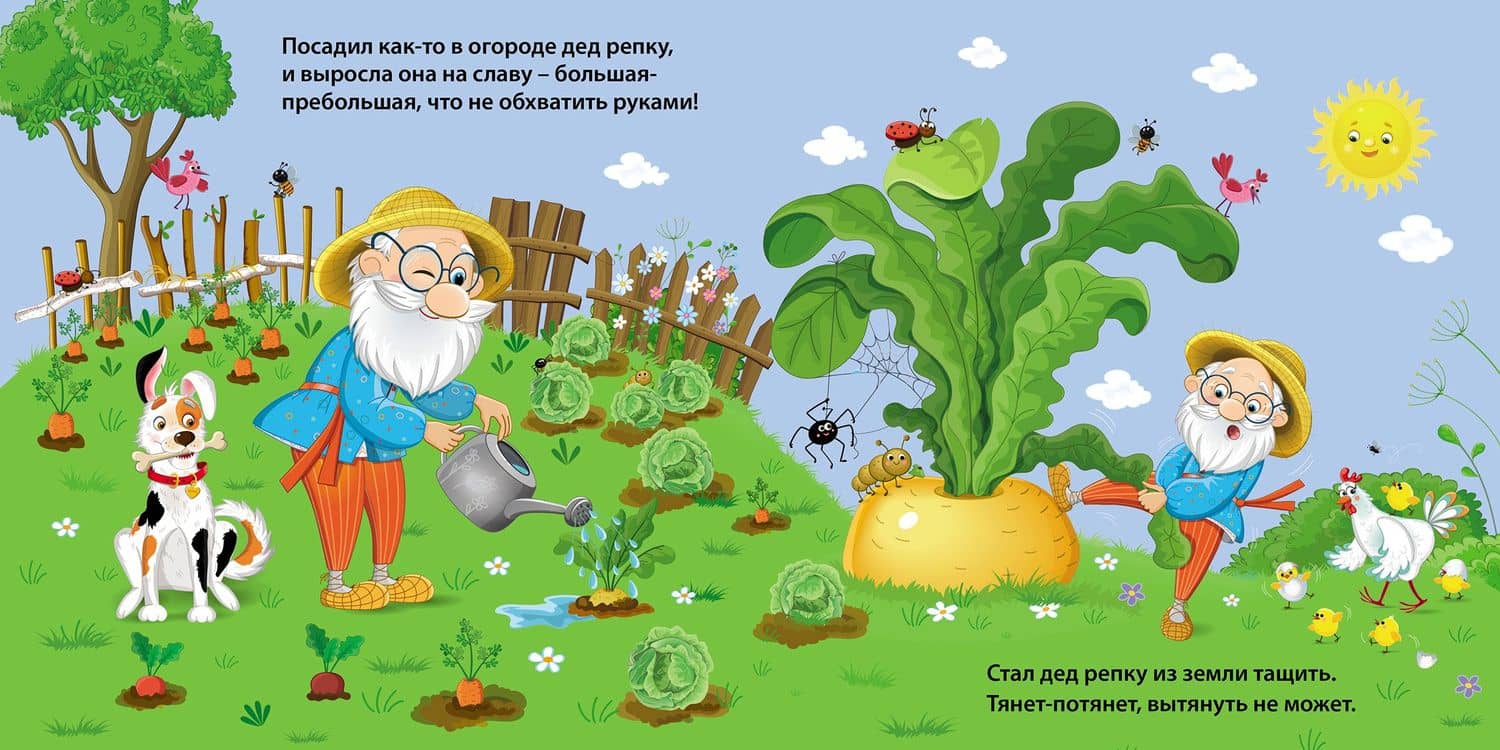 Репка. Книжка-картонка (3)