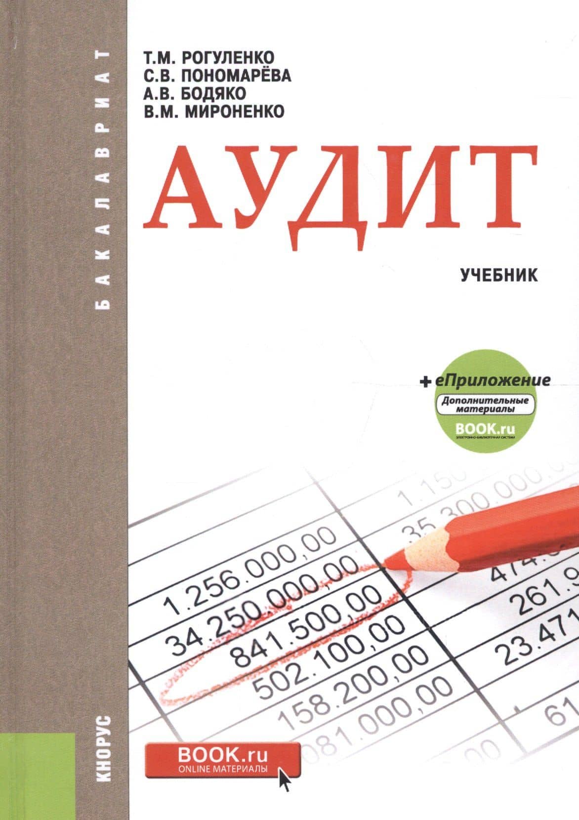 Аудит Учебник (+ еПриложение доп. мат.) (Бакалавриат) Рогуленко