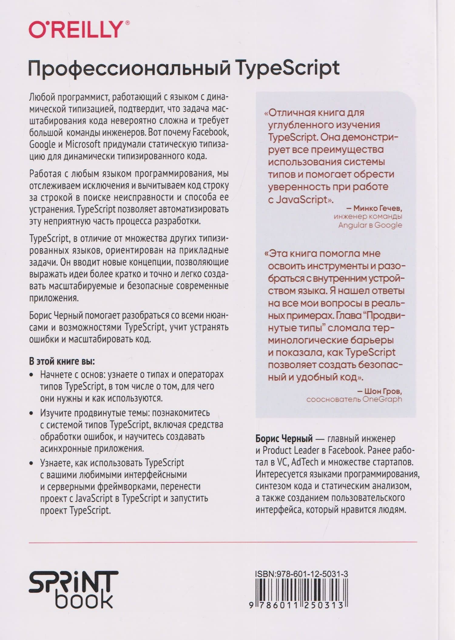 Профессиональный TypeScript. Разработка масштабируемых JavaScript-приложений — Борис Черный (2)