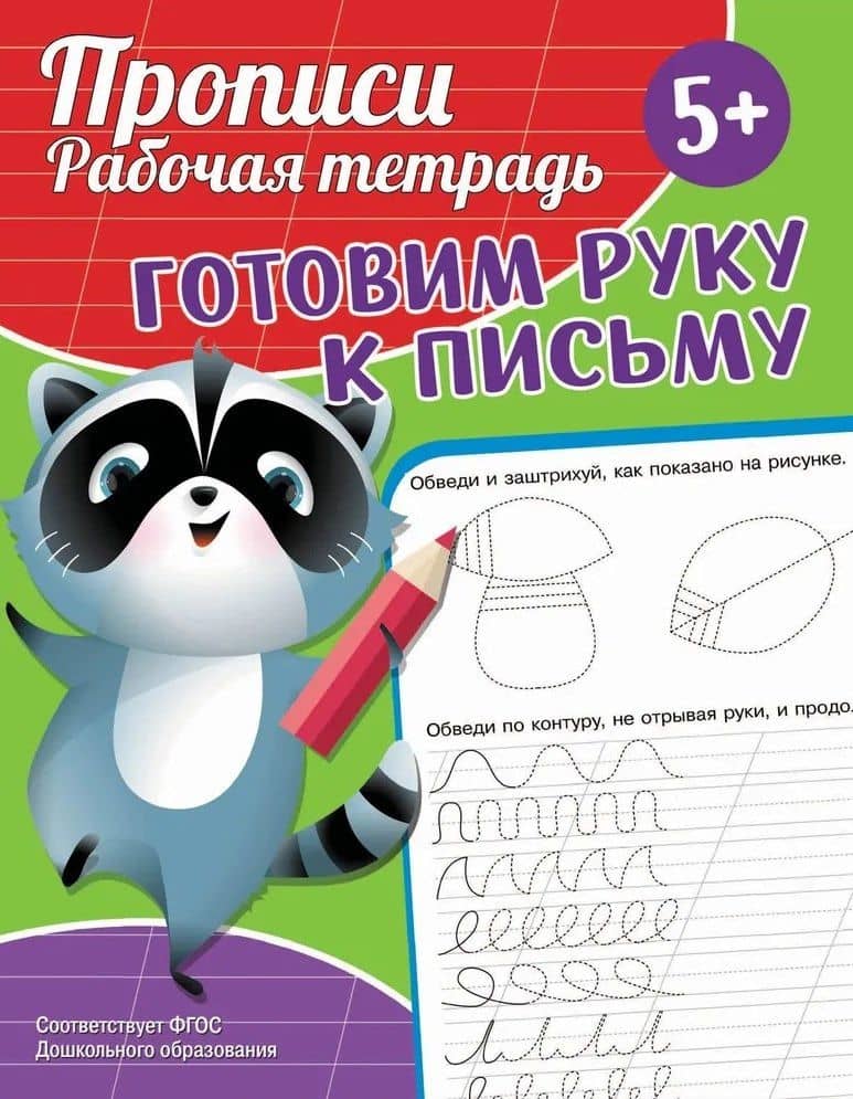 Прописи. Рабочая тетрадь. Готовим руку к письму