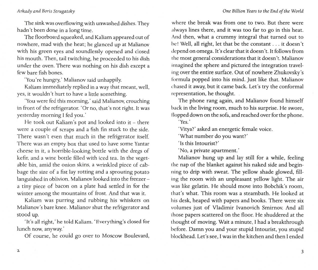 One Billion Years to the End of the World — Arkady Strugatsky (2)