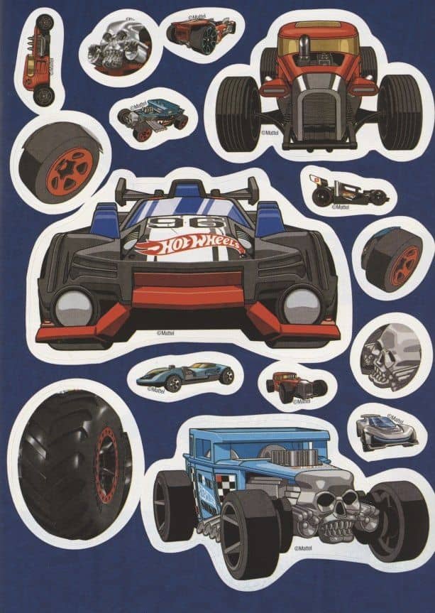 Развивающая книжка с многоразовыми наклейками № МН 2001 "Hot Wheels. Самые крутые трассы" (3)