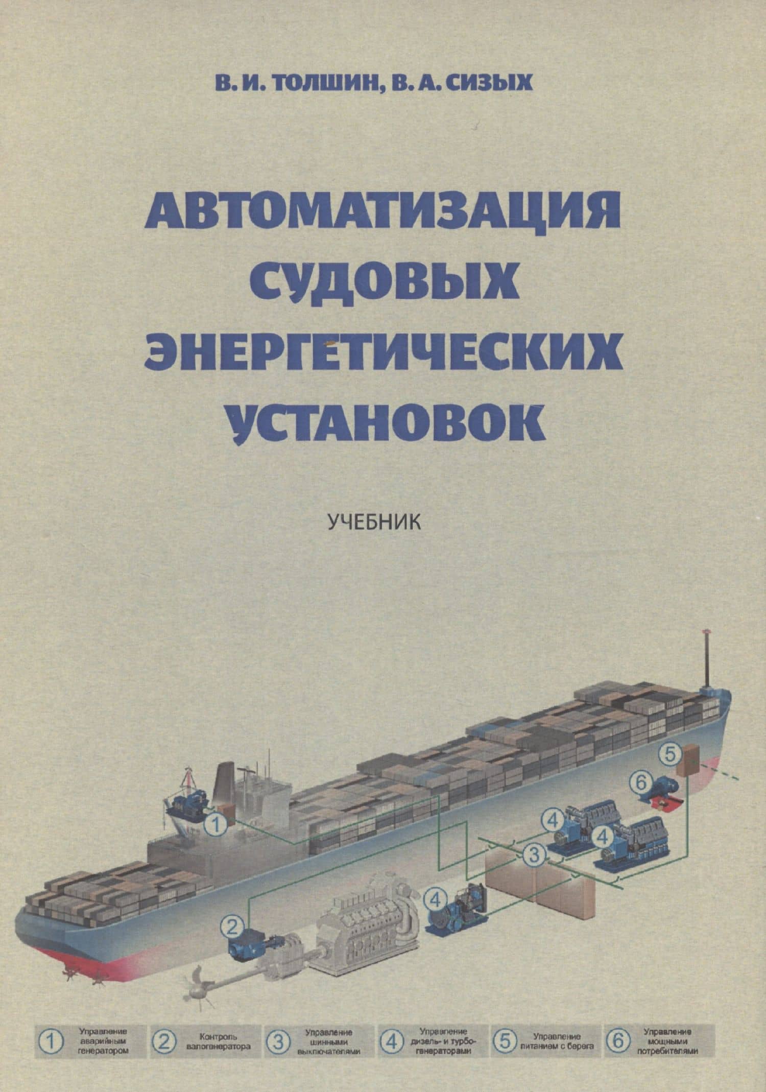 Автоматизация судовых энергетических установок, 4-е переиздание — Валерий Иннокентьевич Толшин