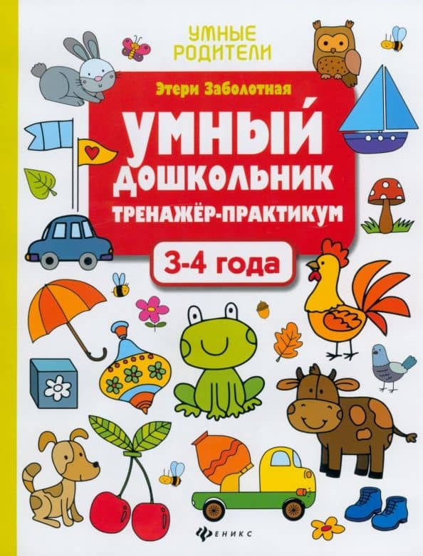 Умный дошкольник. 3-4 года. Тренажер-практикум — Этери Николаевна Заболотная