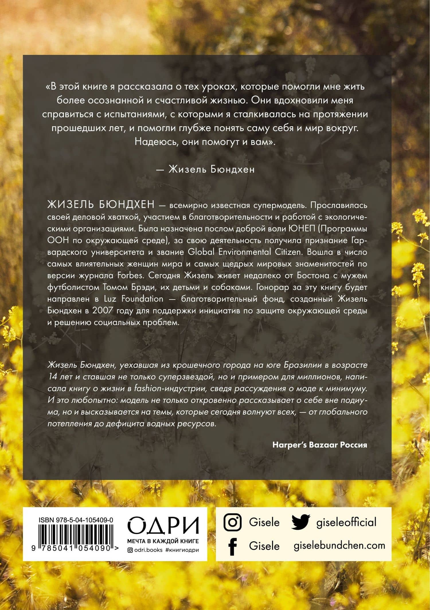 Lessons. Мой путь к жизни, которая имеет значение — Жизель Бюндхен (2)