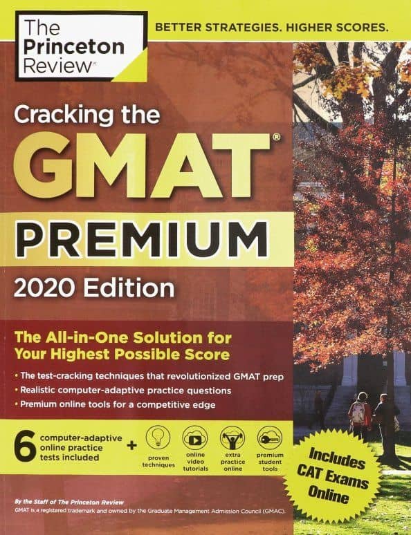 Cracking GMAT Premium 2020 Edition. 6 Practice Tests
