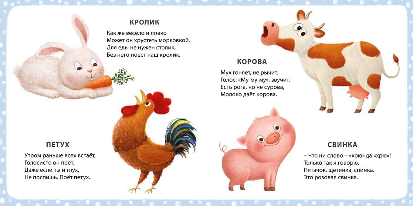 Книга на картоне. Мои первые картинки и стихи. Животные (3)