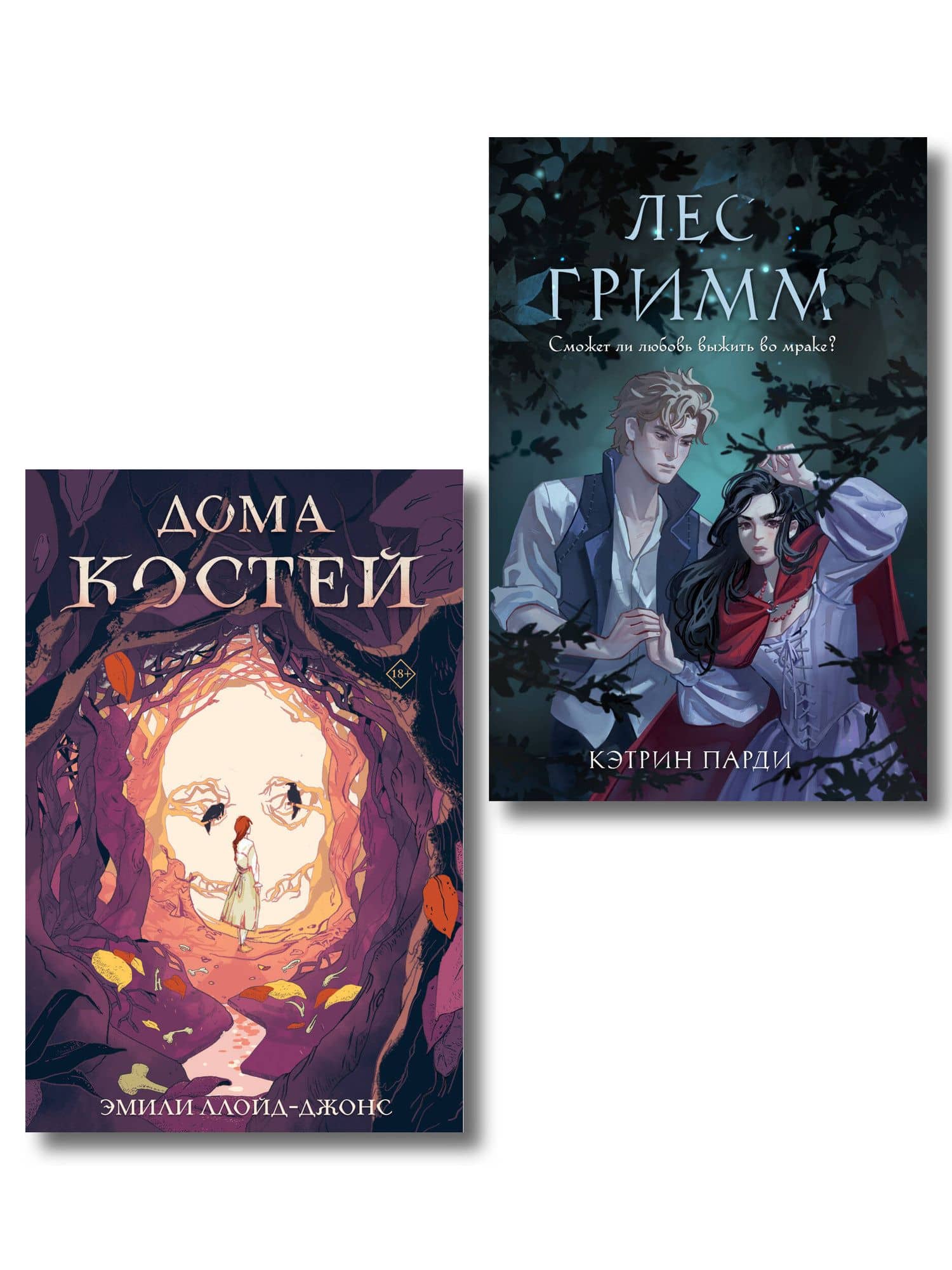 Хэллоуинский комплект. Страшные сказки: Лес Гримм, Кэтрин Парди + Дома костей, Эмили Ллойд-Джонс + закладка-трекер + стикерпак — Кэтрин Парди