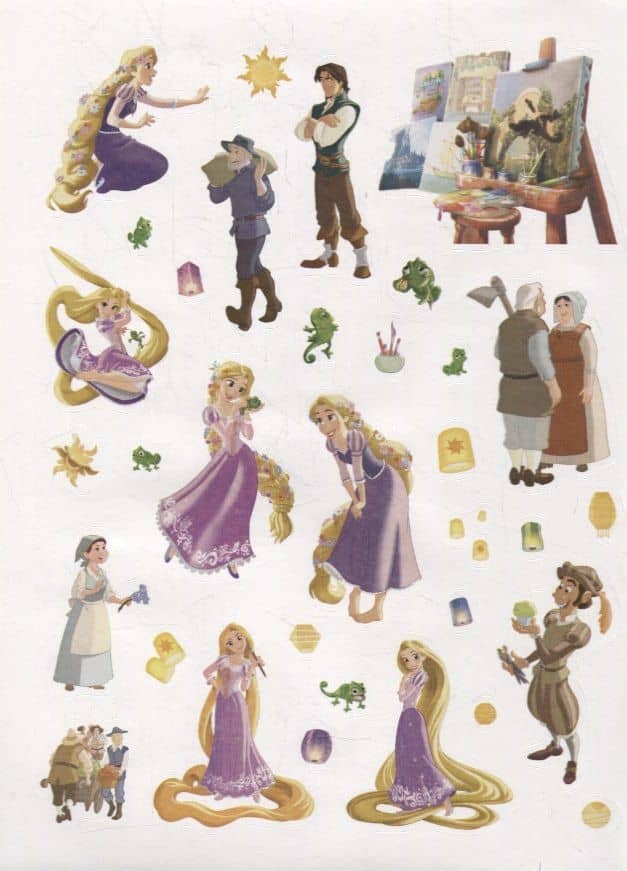 Принцесса Disney.Счастливые мгновения. МН № 2104. Развивающая книжка с многоразовыми наклейками и постером (2)