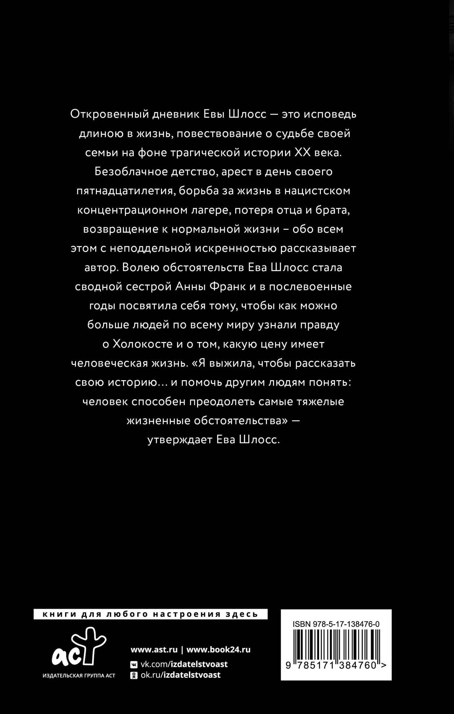 После Аушвица — Ева Шлосс (2)