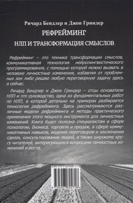Рефрейминг. НЛП и трансформация смыслов — Джон Гриндер (2)