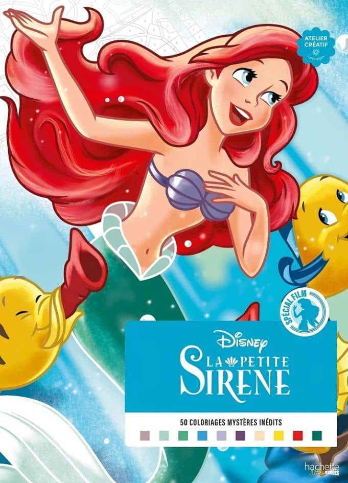 Раскраска по номерам Coloriages mysteres Disney - LAPETITE SIRENE — William Bal