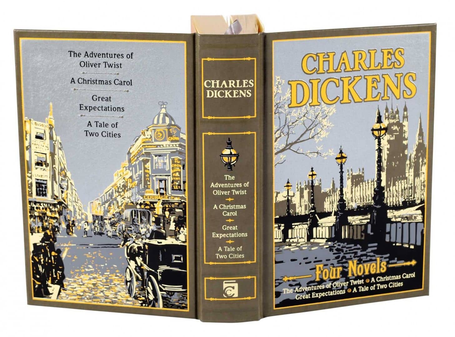 Four Novels. The Adventures of Oliver Twist. A Christmas Carol. Great Expectations — Диккенс Чарльз (3)