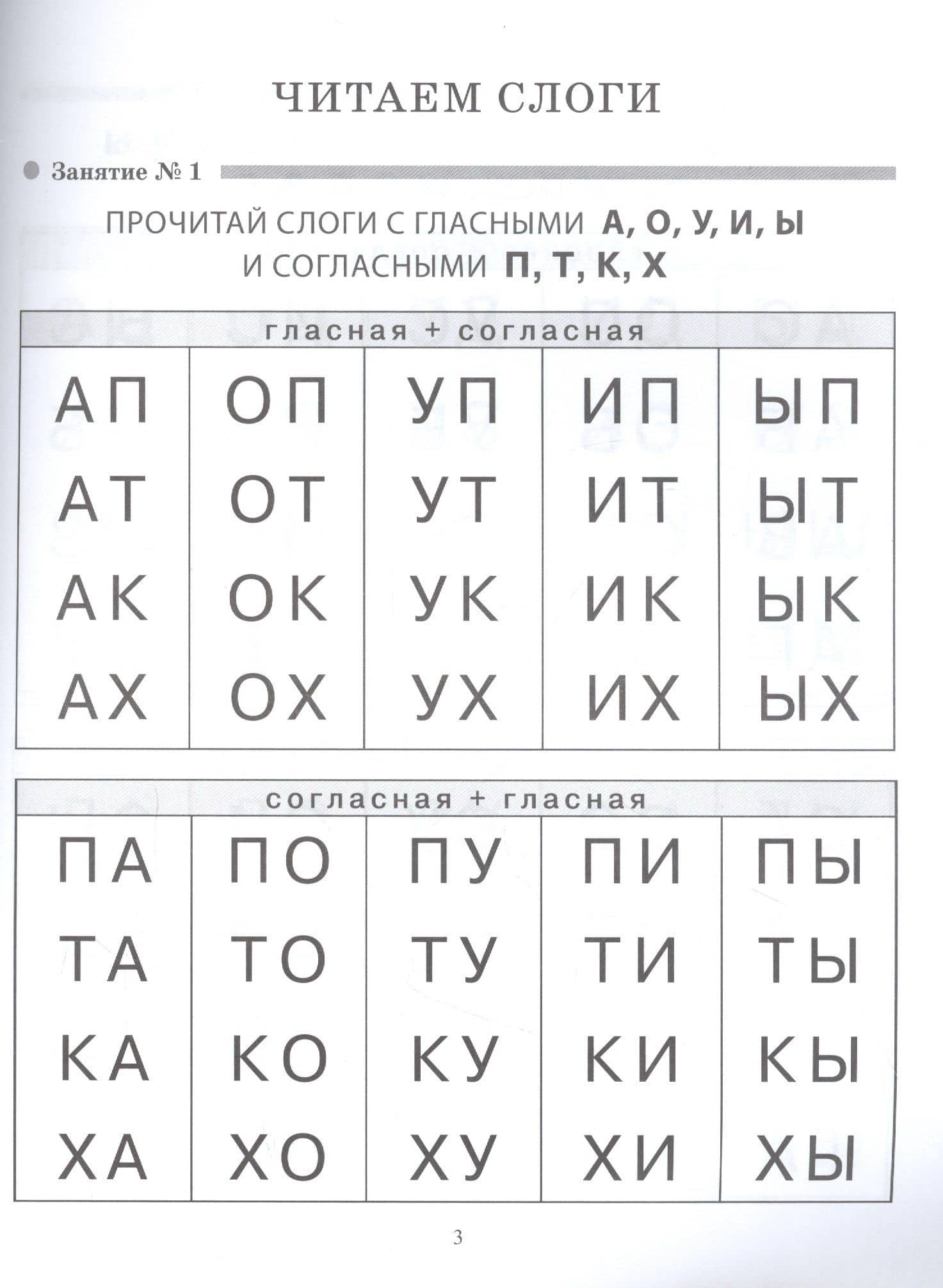 Слоговые таблицы для обучения чтению. Тренажер для детей.-УМК «Обучение чтению дошкольников» — Шестернина Н.Л. (2)