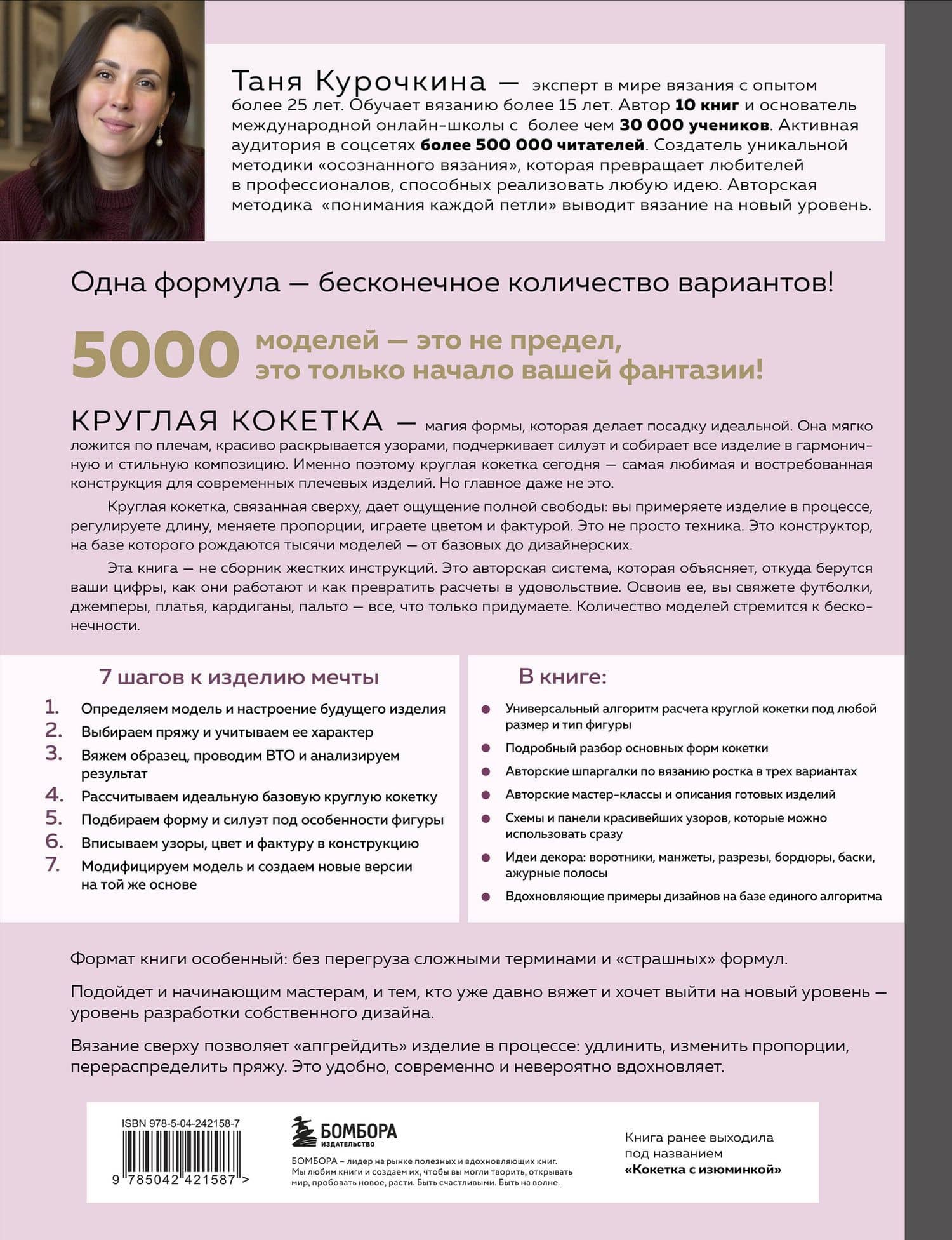 Мастер вязания спицами. Круглая КОКЕТКА. 5000 моделей по одной формуле. Книга конструктор плечевых изделий с идеальной посадкой — Таня Курочкина (2)