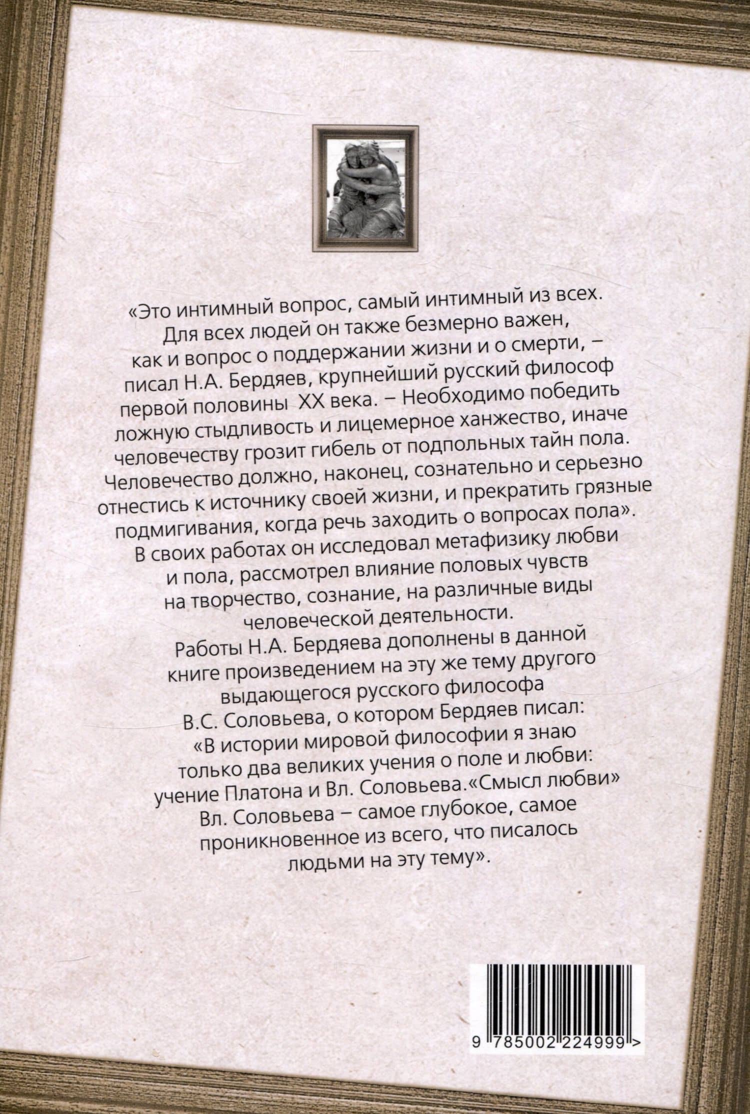 Метафизика любви. Самые интимные вопросы — Владимир Сергеевич Соловьев (2)