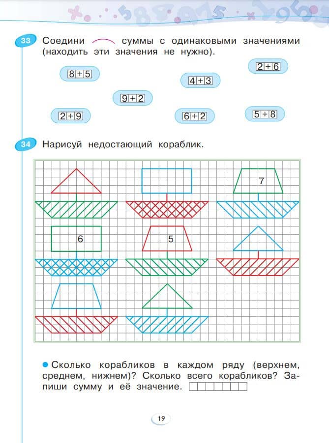 Математика. 1 класс. Рабочая тетрадь. В 4 частях. Часть 3 — Евгения Павловна Бененсон (2)