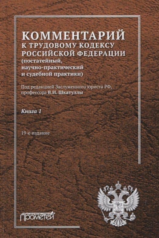 Комментарий к Трудовому кодексу Российской Федерации (постатейный, научно-практический и судебной практики). Книга 1