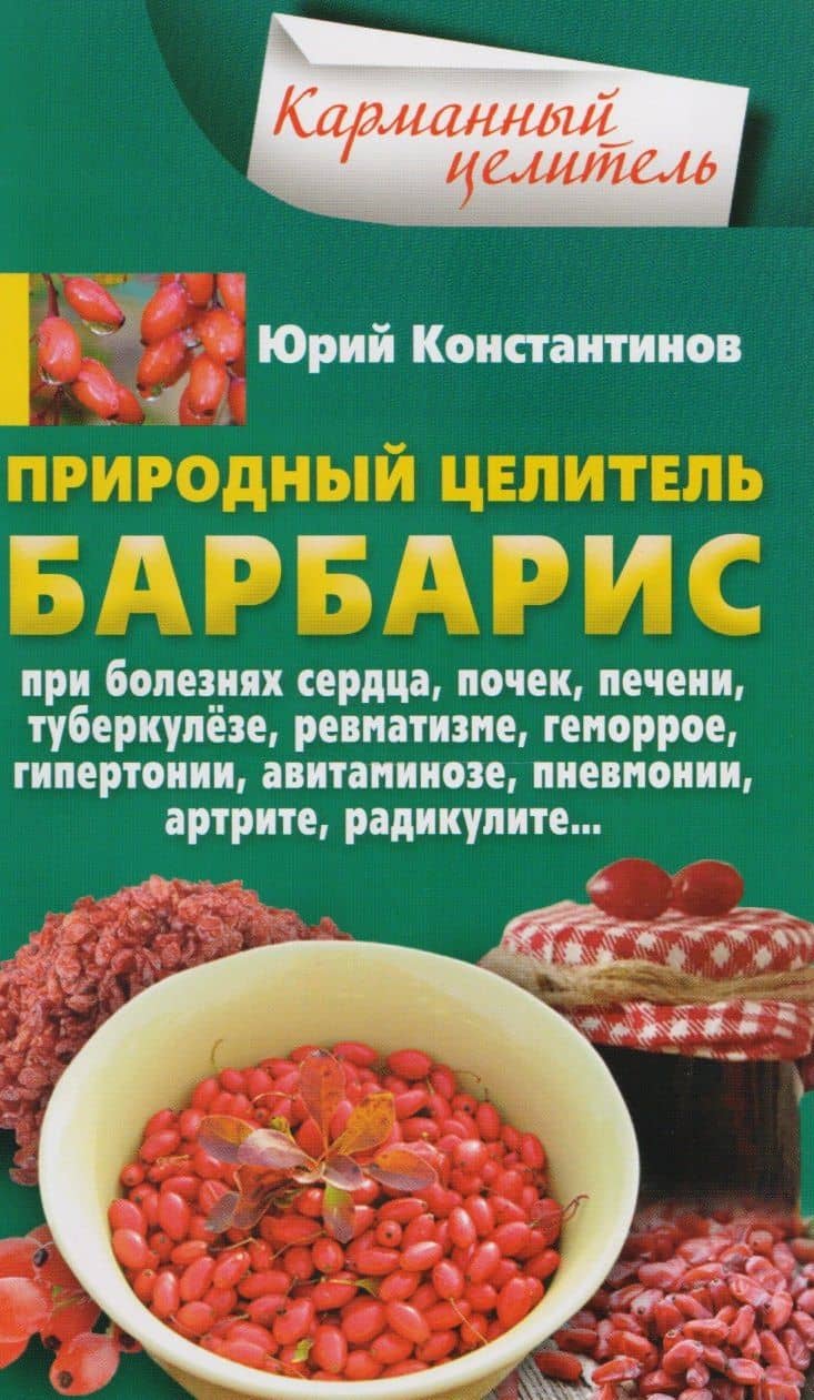 Природный целитель барбарис. При болезнях сердца, почек, печени, туберкулёзе, ревматизме, геморрое, гипертонии, авитаминозе, пневмонии, артрите, радикулите...