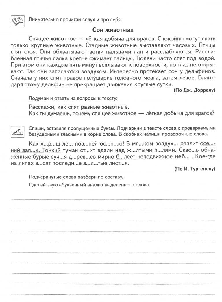 Рабочая тетрадь по русскому языку, чтению и развитию речи для 4 класса коррекционного обучения — Ольга Анатольевна Козырева (2)