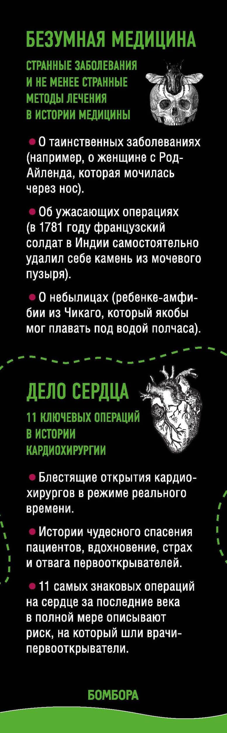 Лучший нон-фикшн об истории медицины. Комплект из 3 книг: «Безумная медицина. Странные заболевания и не менее странные методы лечения в истории медицины», «Дело сердца. 11 ключевых операций в истории кардиохирургии» и «Разрез! История хирургии в 28 опера — Арнольд ван де Лаар (3)