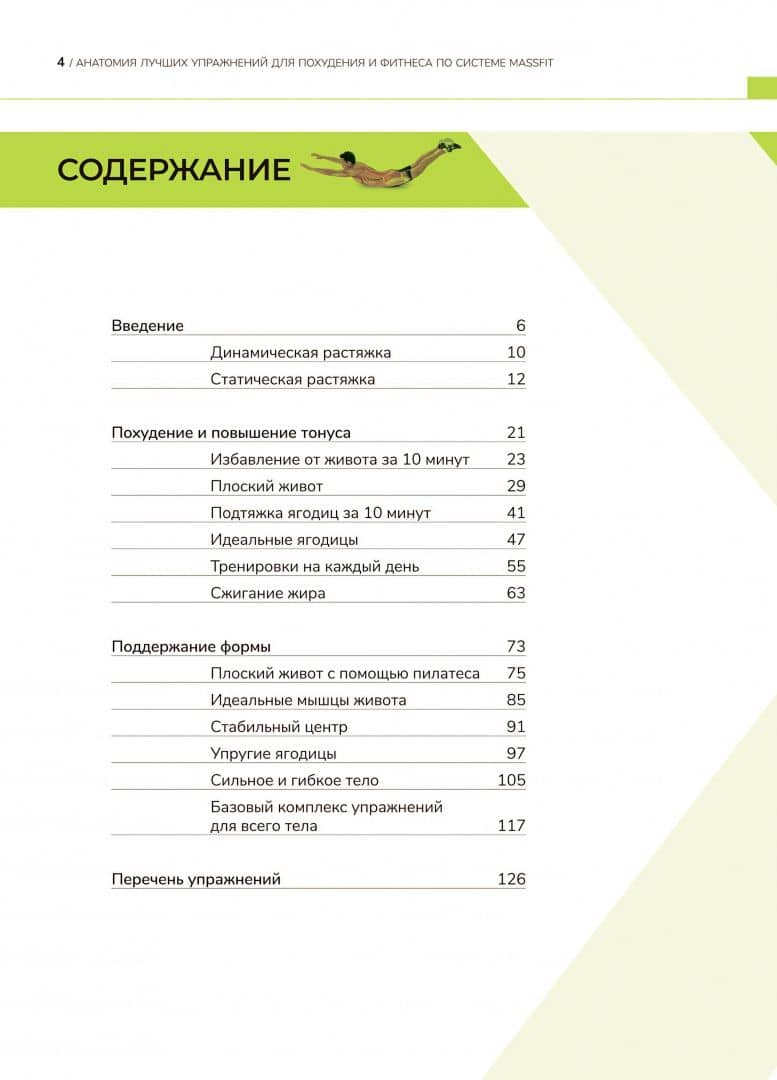 Анатомия лучших упражнений для похудения и фитнеса по системе Massfit (2)
