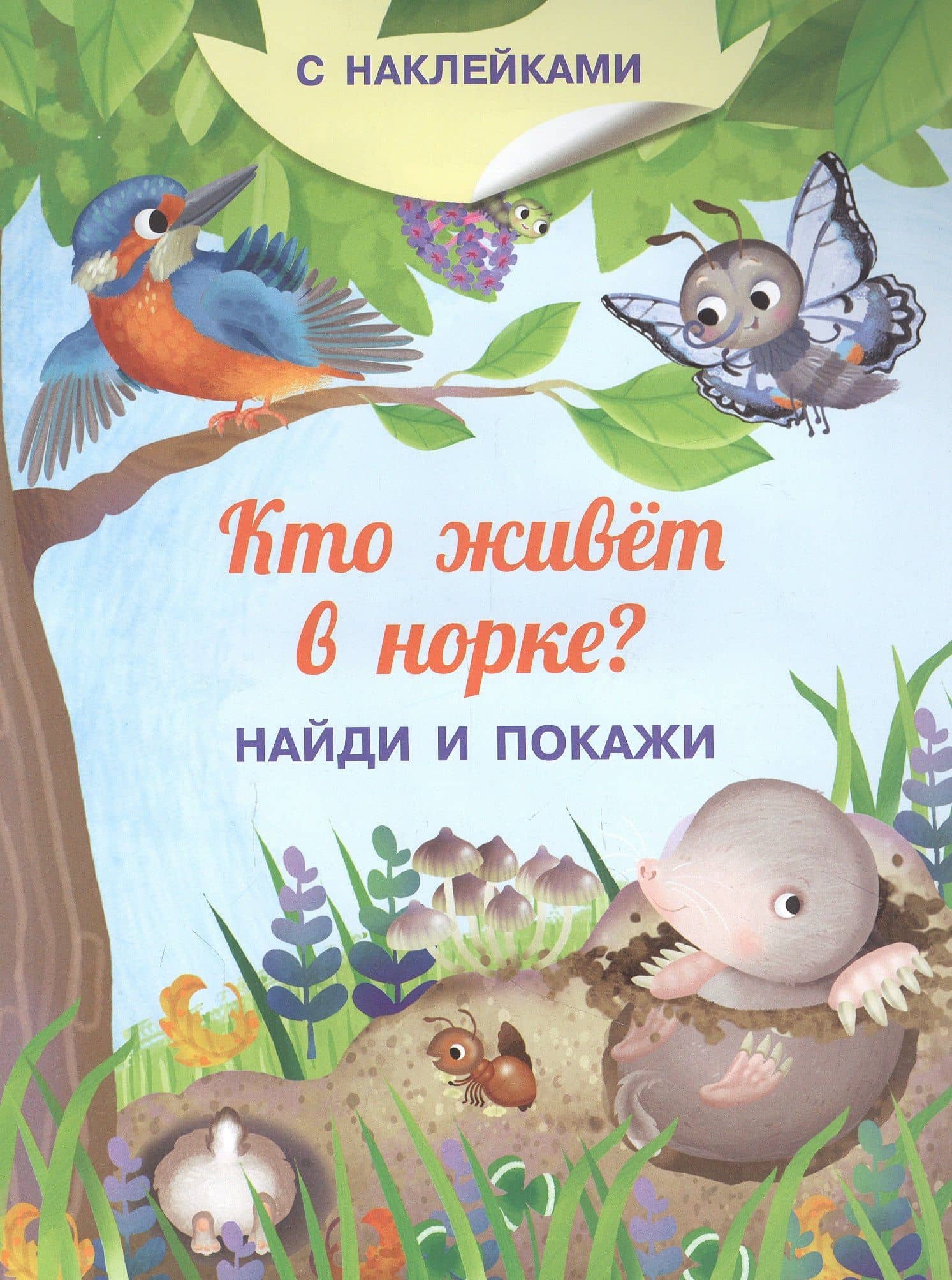 Кто живет в норке? С наклейками — Иллария Барсотти