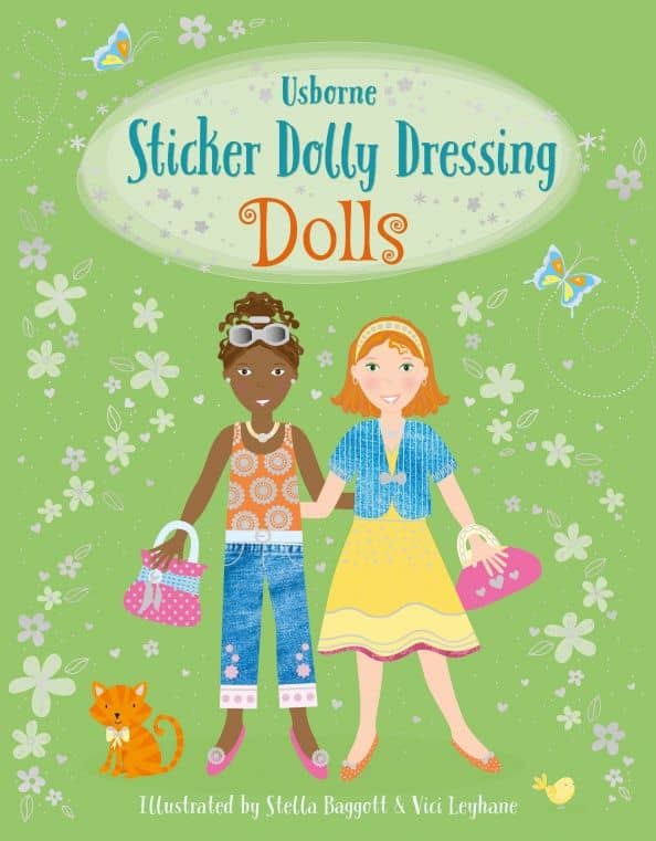 Dolls. Sticker Dolly Dressing