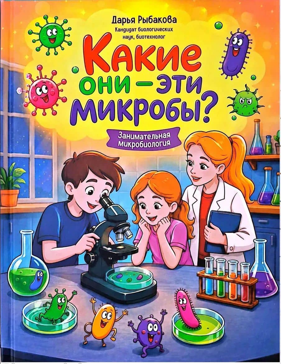 Какие они - эти микробы?: занимательная микробиология — Дарья Рыбакова