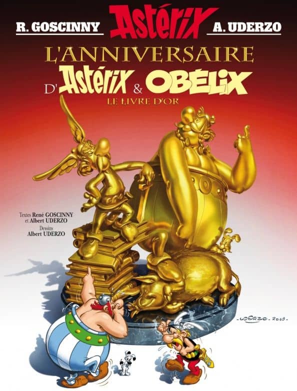 Asterix. Tome 34. L'anniversaire d'Asterix et Obelix - Le livre d'or. Комикс