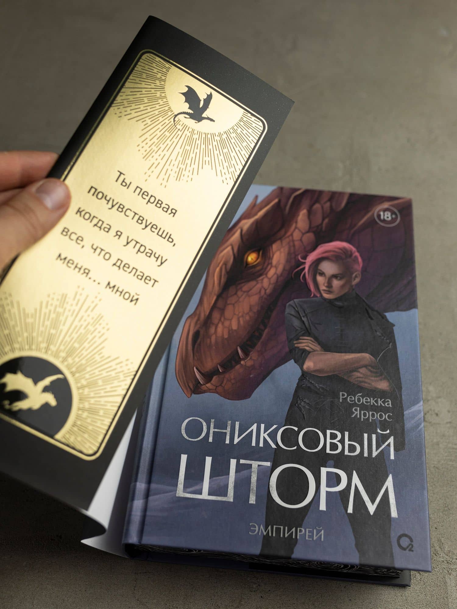 Ониксовый шторм (спец.издание, обрез с узором) — Ребекка Яррос (3)