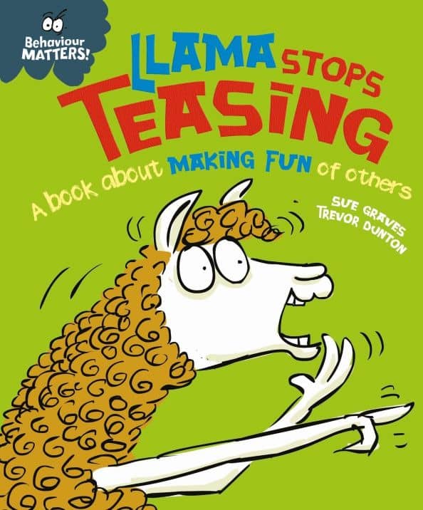 Llama Stops Teasing. A book about making fun of others